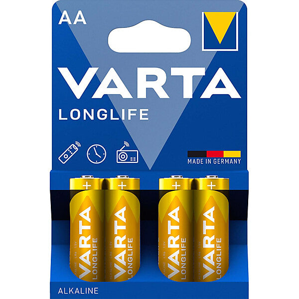 VARTA Longlife Mignon 1,5/Al-Mn 4106 Blister 4